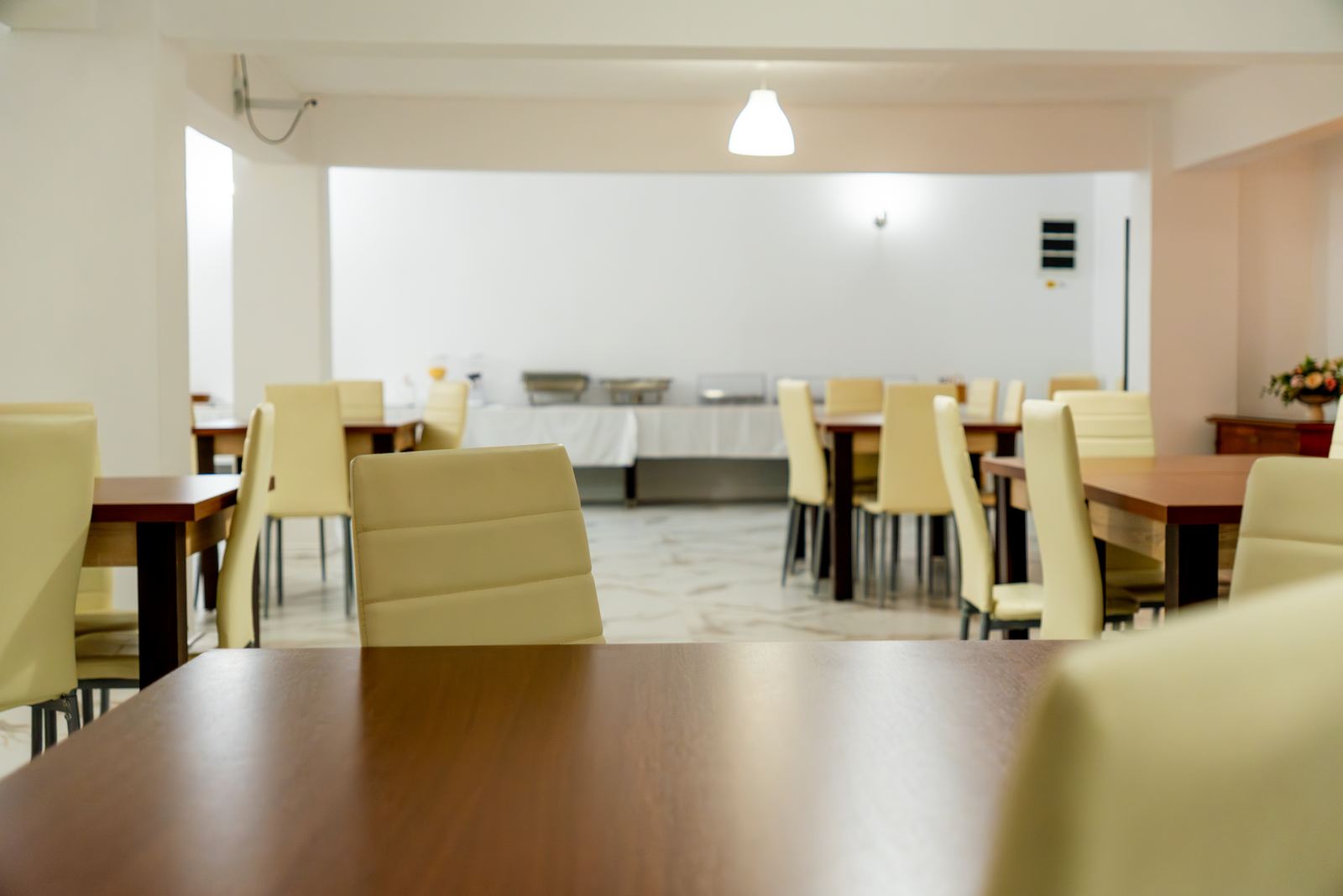 Sala de mese, spre bufet